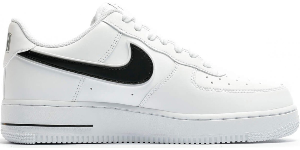 black & white air force 1 low premium trainers