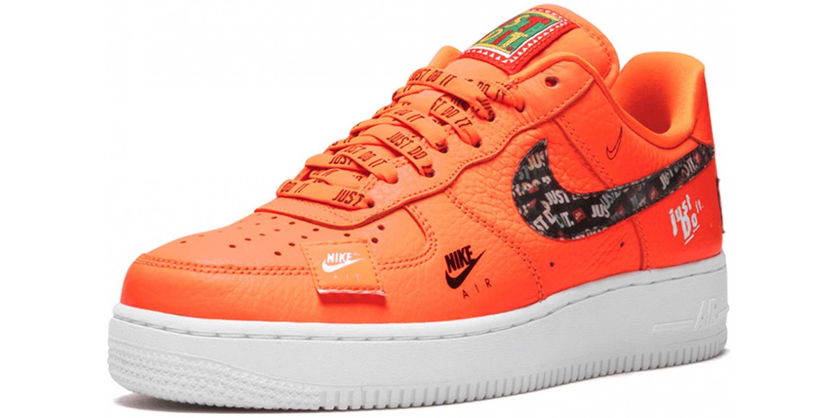 Nike Air Force 1 07 Premium Just Do It Orange