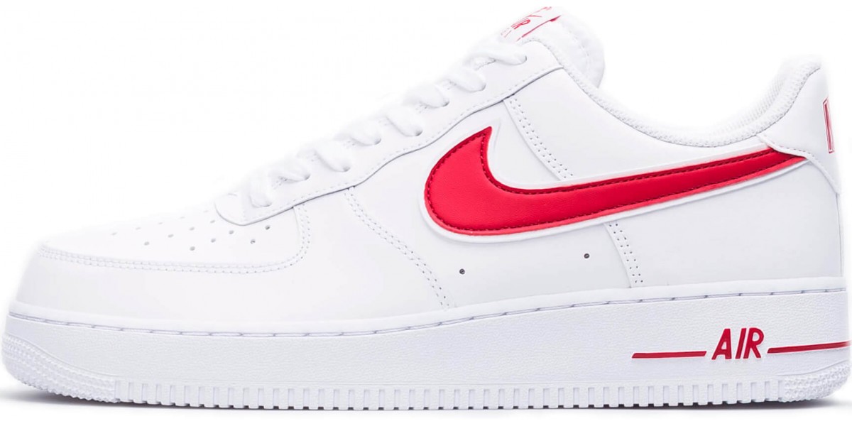 white and red air forces 1