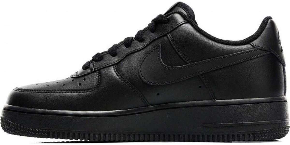 nike air force 1 low all black