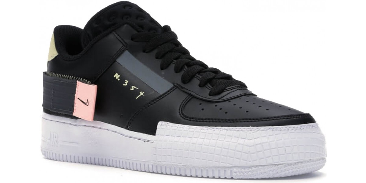 Air force 1 store type black