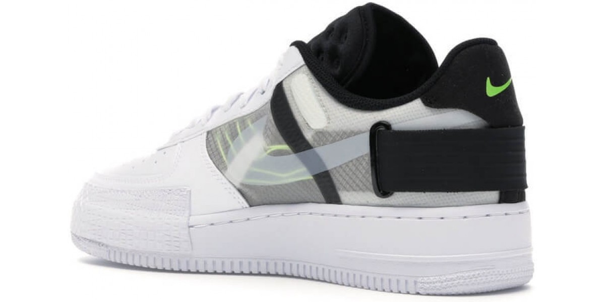 nike air force 1 type white volt