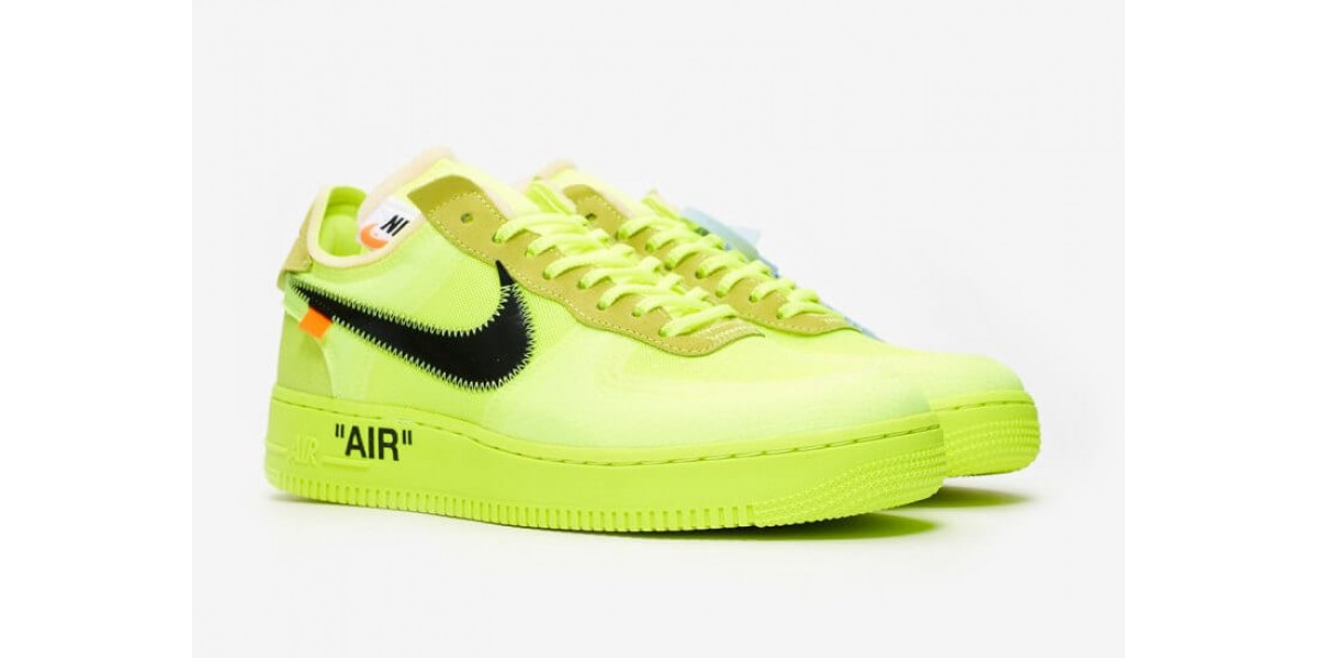 nike off white black and volt