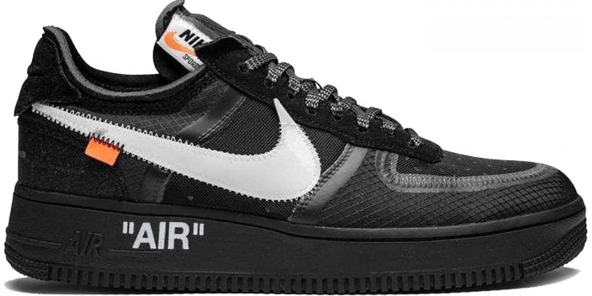 nike air force one x off white black