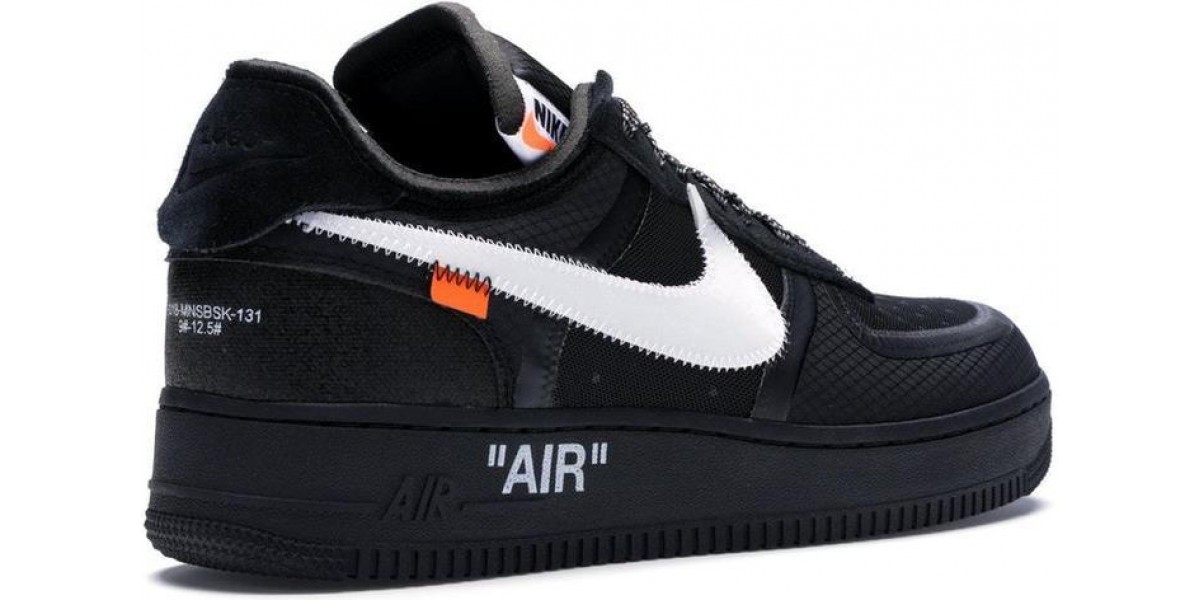 Купить кроссовки Nike Air Force 1 X Off White Black со скидкой до 60%