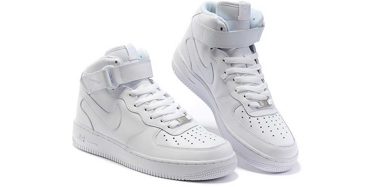 Nike Air Force 1 Mid All White 60