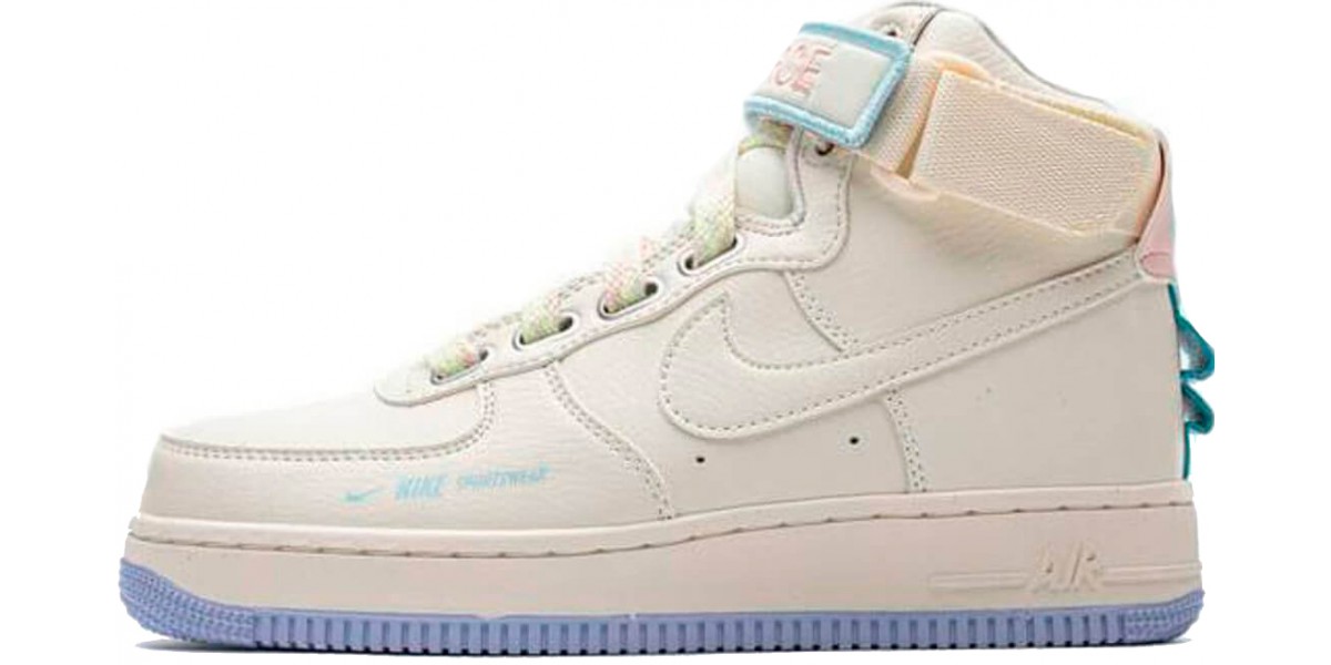 pink blue air force 1