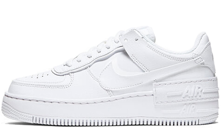 Nike air force shop 1 shadow white