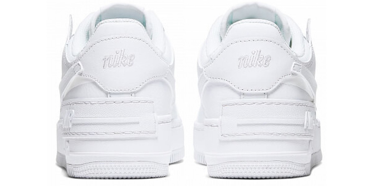 white shadow air force ones