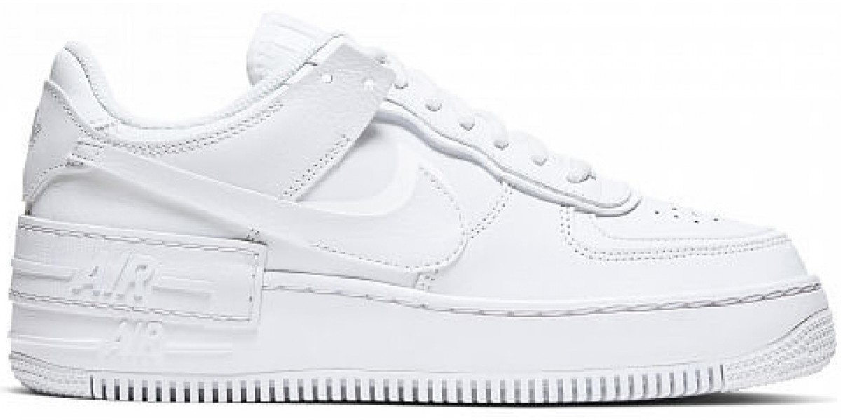 white shadow air force ones