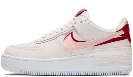 nike air force 1 shadow zwart wit