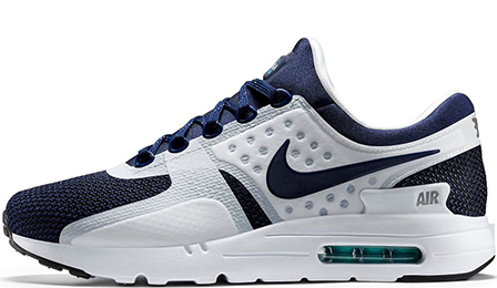 nike navy blue and white